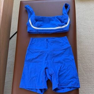 Monday Body Blue Set with White Trim